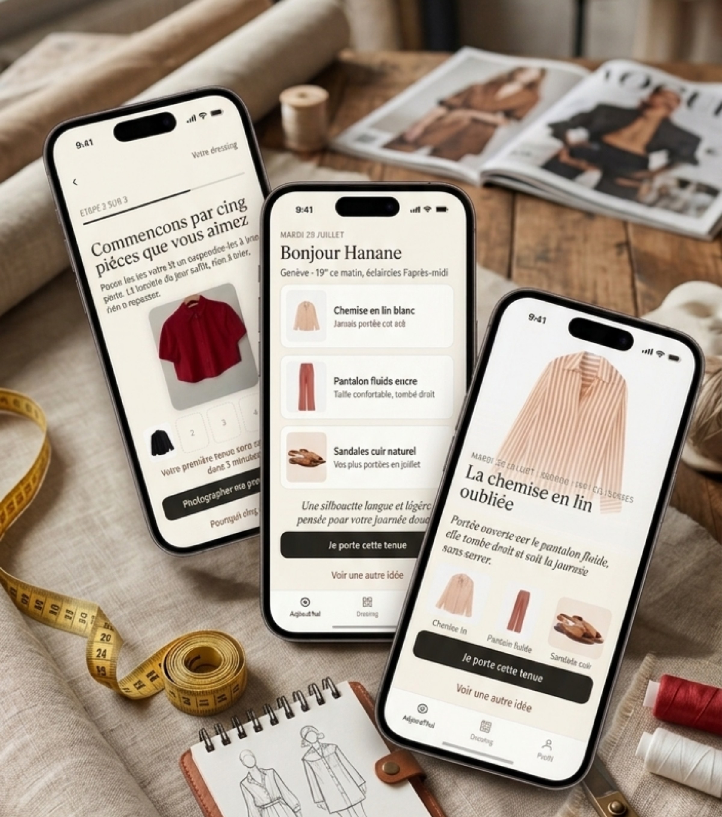 une penderie de boutique garnie de vêtements